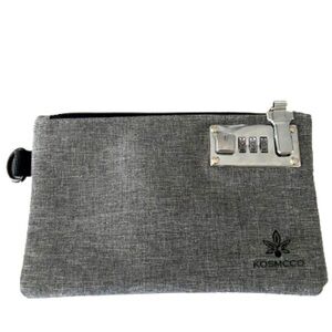 Gray Clutch Wristlet